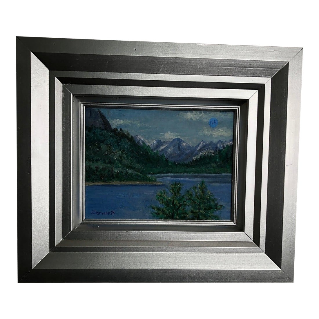 Early 20th Century Miniature Oil-on-Board Landscape Painting by the American Artist Marie Dorothy Do: This is a miniature oil-on-board landscape painting by the American artist Marie Dorothy Dolph (1884–1979). Artist: Marie Dorothy Dolph was a renowned American painter known for her