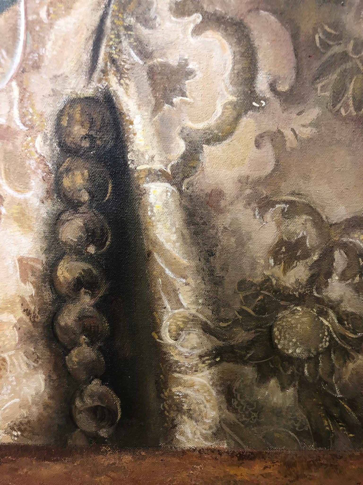 Early 20th Century *"Portrait of the Doge Leonardo Loredan" - Original Signed Oil on Canvas - 4