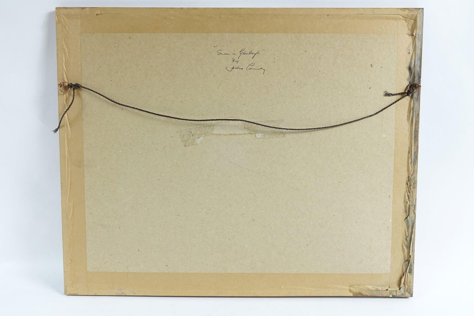 Late 20th Century Through the Woods - Original Watercolor on Paper Signed - 6