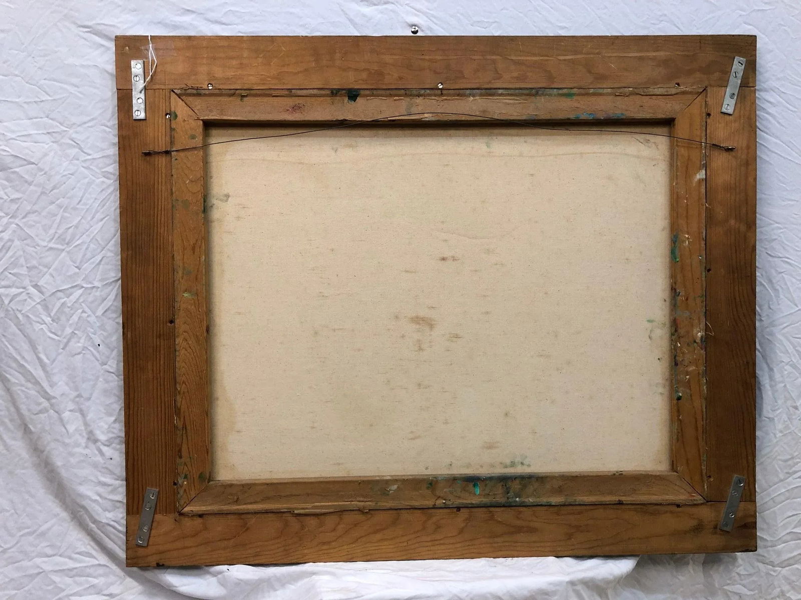 Late 20th Century Antique Original Oil on Canvas Signed at the Bottom - 2