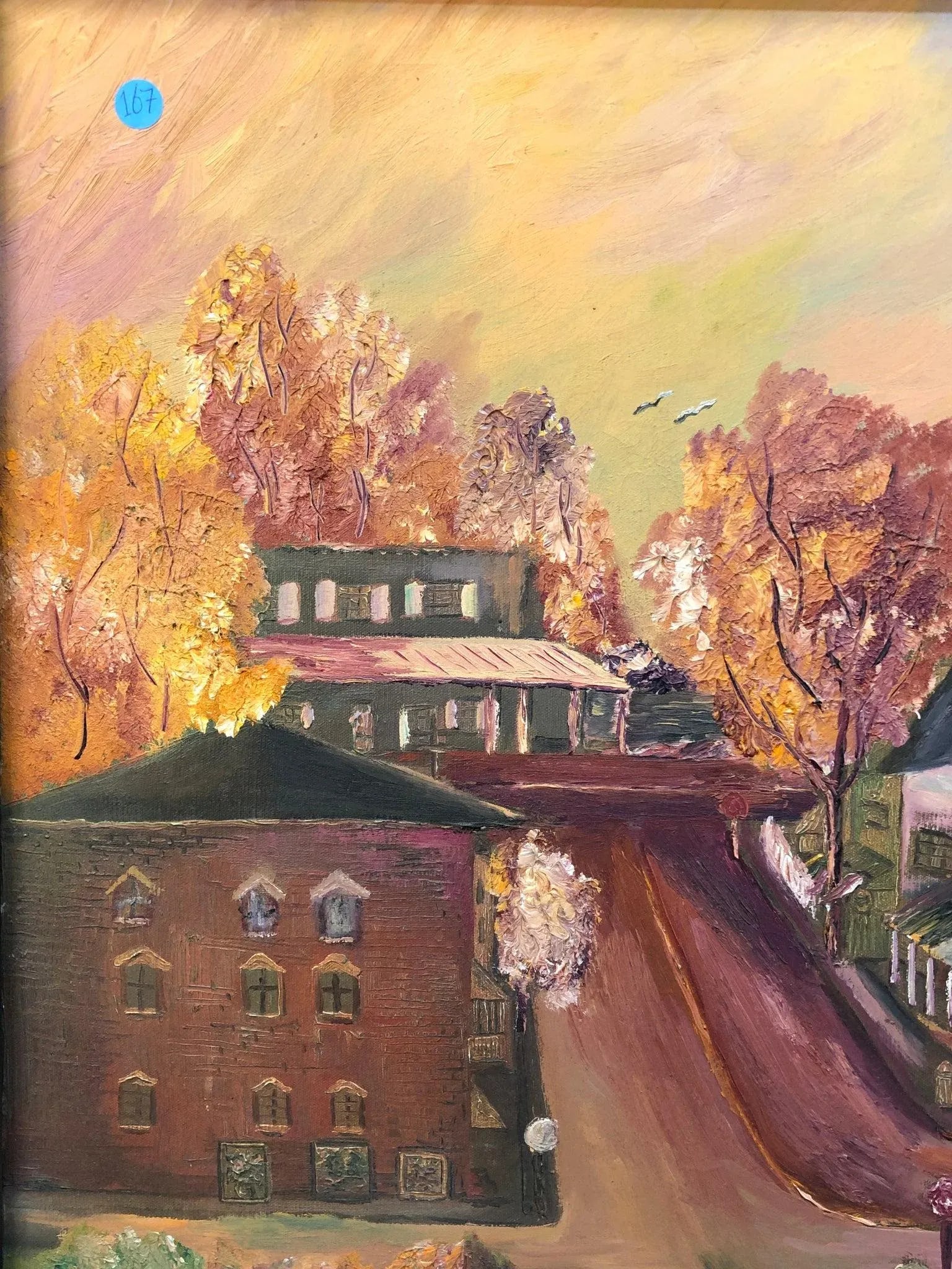 Late 20th Century Antique Original Oil on Canvas Signed at the Bottom - 4