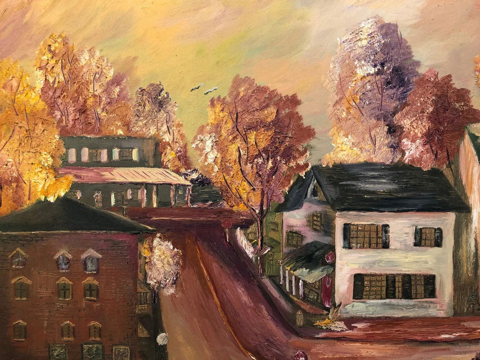 Late 20th Century Antique Original Oil on Canvas Signed at the Bottom - 5