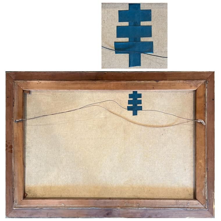 Early 20th Century Floral Still Life Oil Painting on Canvas, Framed - 10