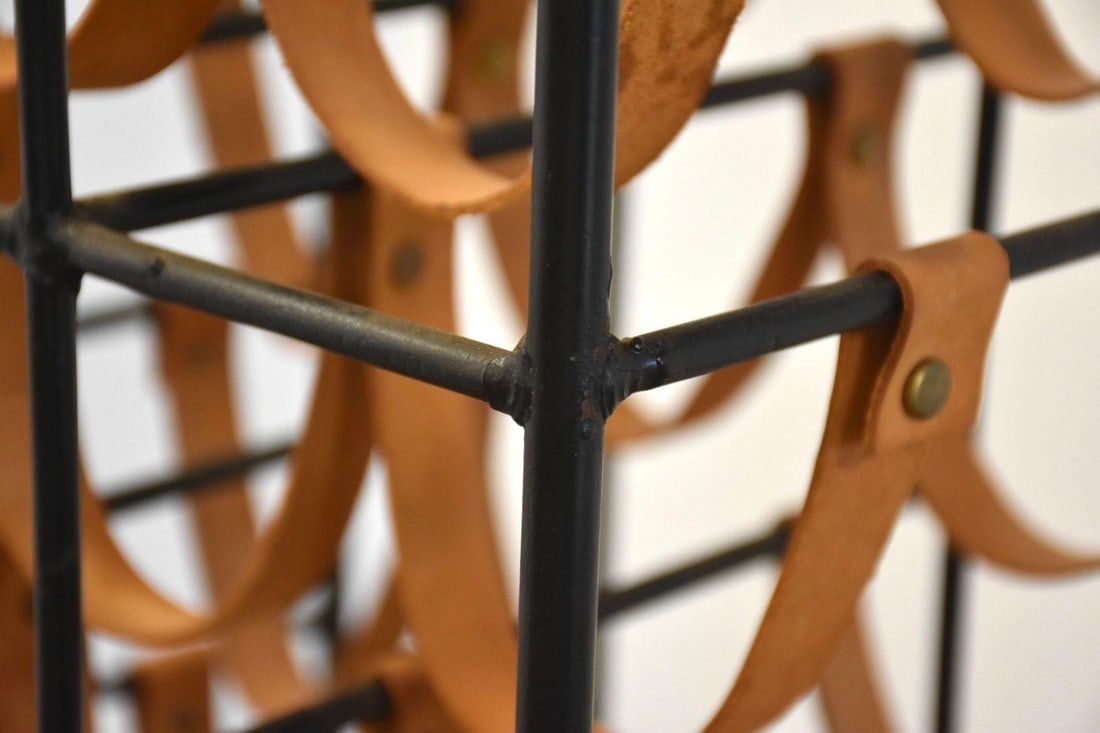 1970s Arthur Umanoff 48 Bottle Wine Rack - 4