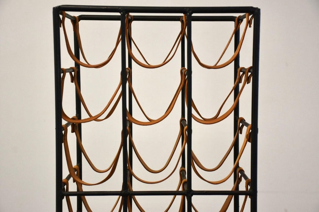 1970s Arthur Umanoff 48 Bottle Wine Rack - 5