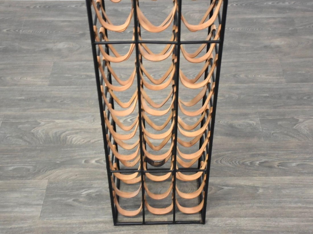1970s Arthur Umanoff 48 Bottle Wine Rack - 6