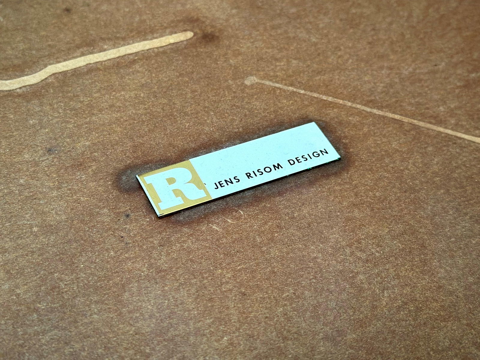 1960s Jens Risom Side Tables - Midcentury Danish Modern - Pair Walnut Formica Floating Top End Table - 5