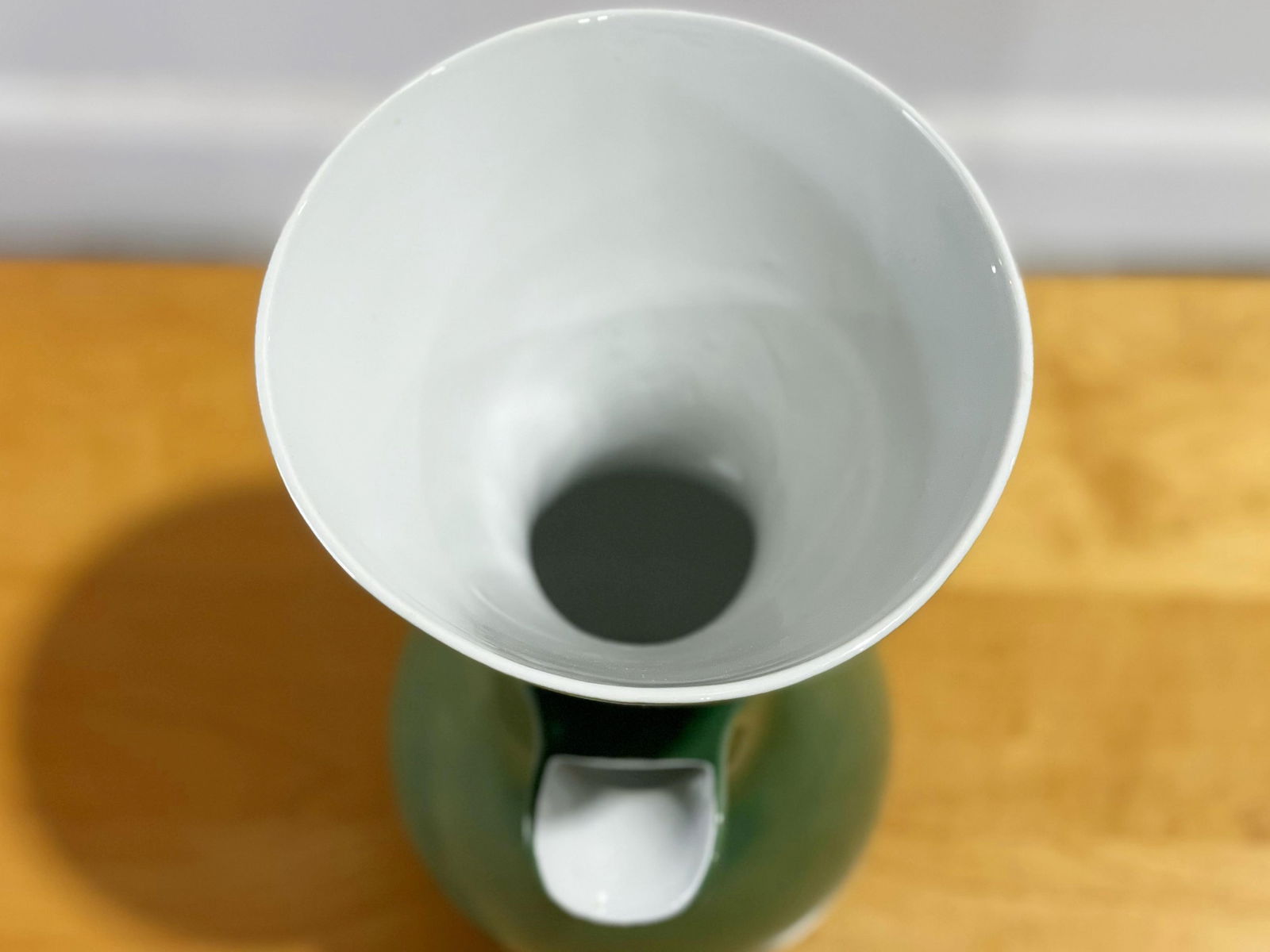 1950s Kenji Fujita for Freeman Lederman, Modernist Coffee Carafe Pitcher - Green - 7