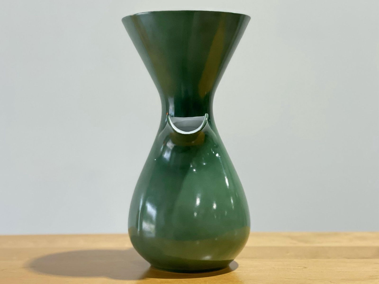 1950s Kenji Fujita for Freeman Lederman, Modernist Coffee Carafe Pitcher - Green - 9
