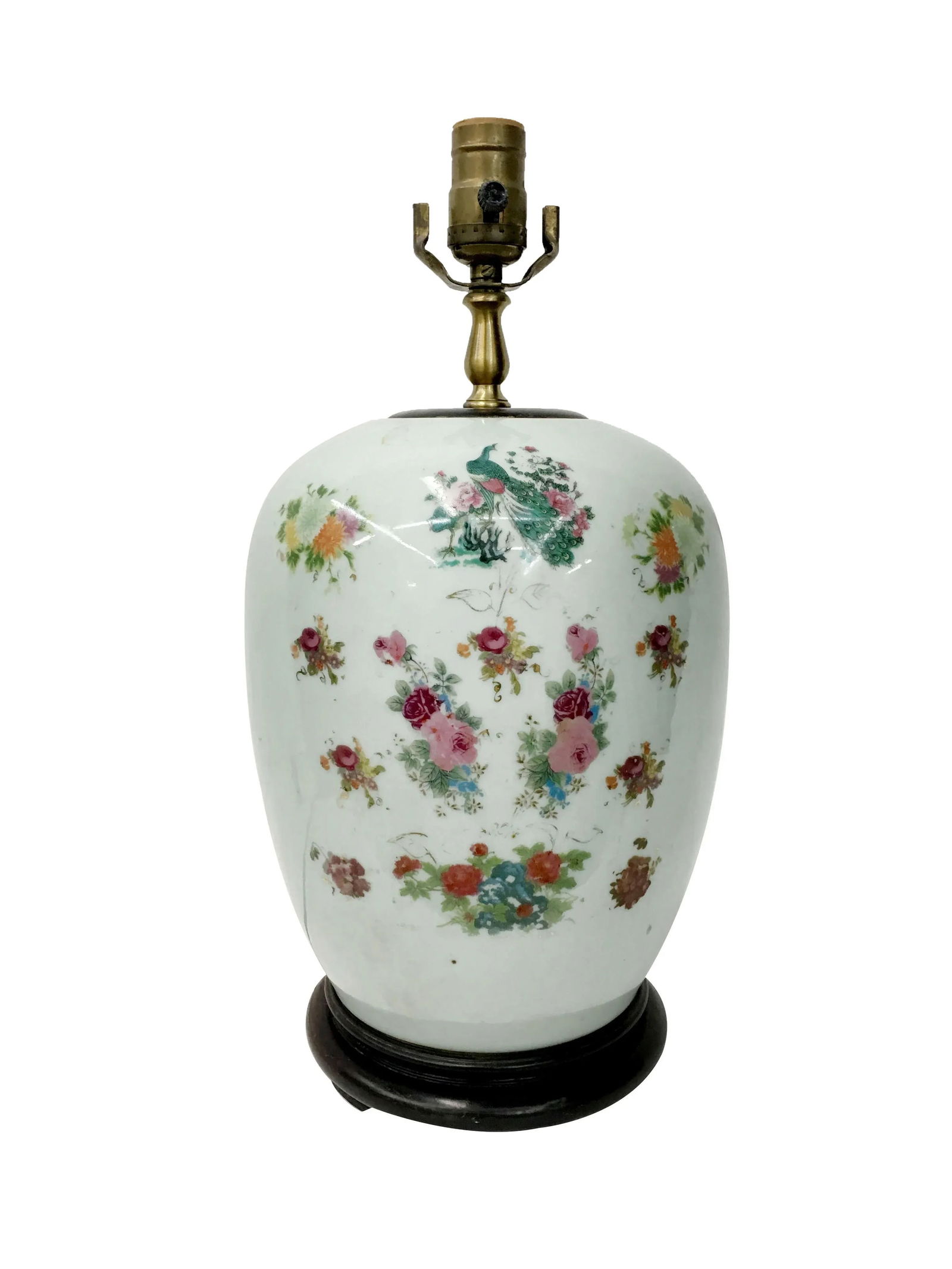 Vintage Floral Design Jar Lamp - 5