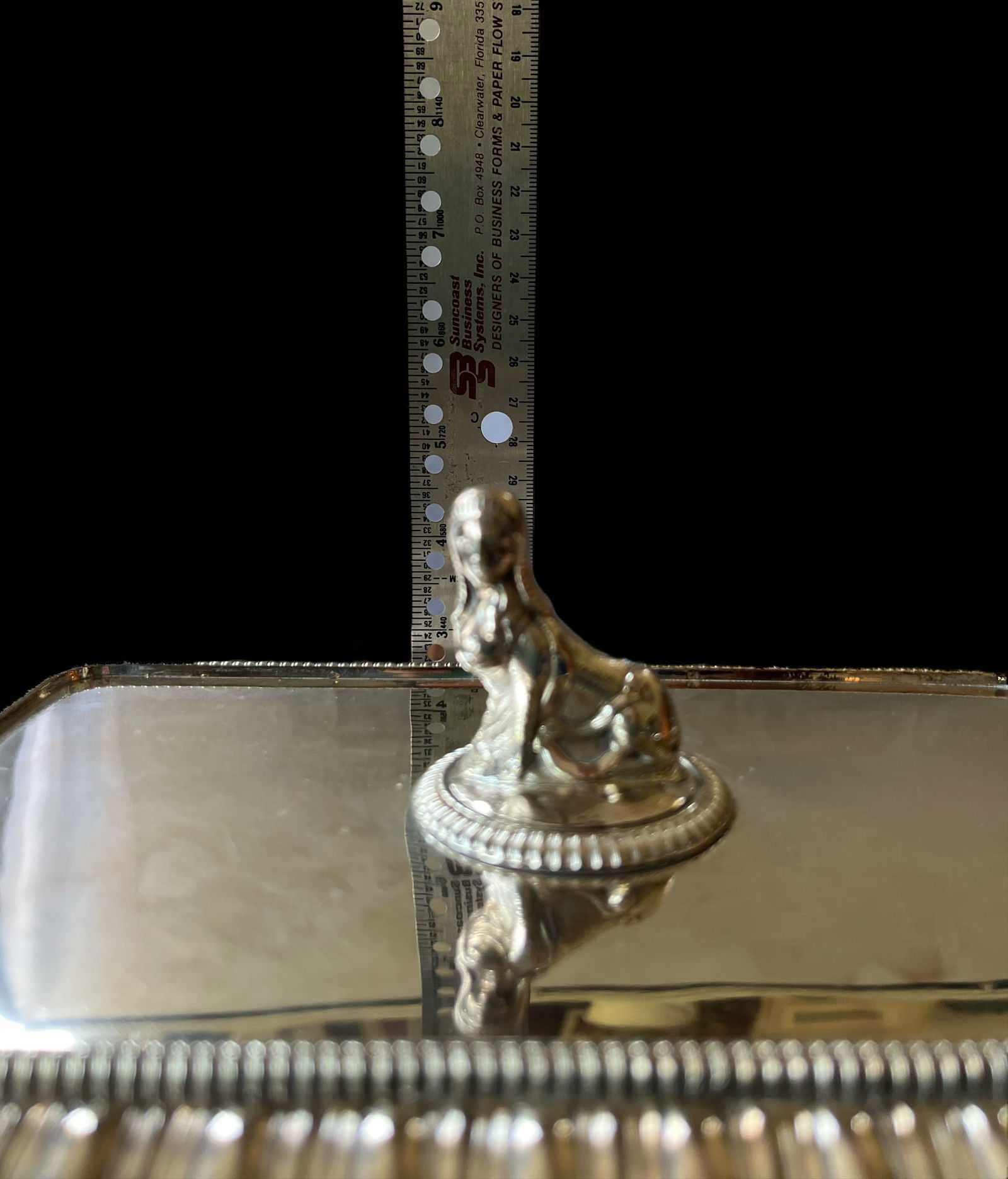 Antique Egyptian Revival Hotel Silver Mappin & Webb Covered Entree Vegetable Dish - 11