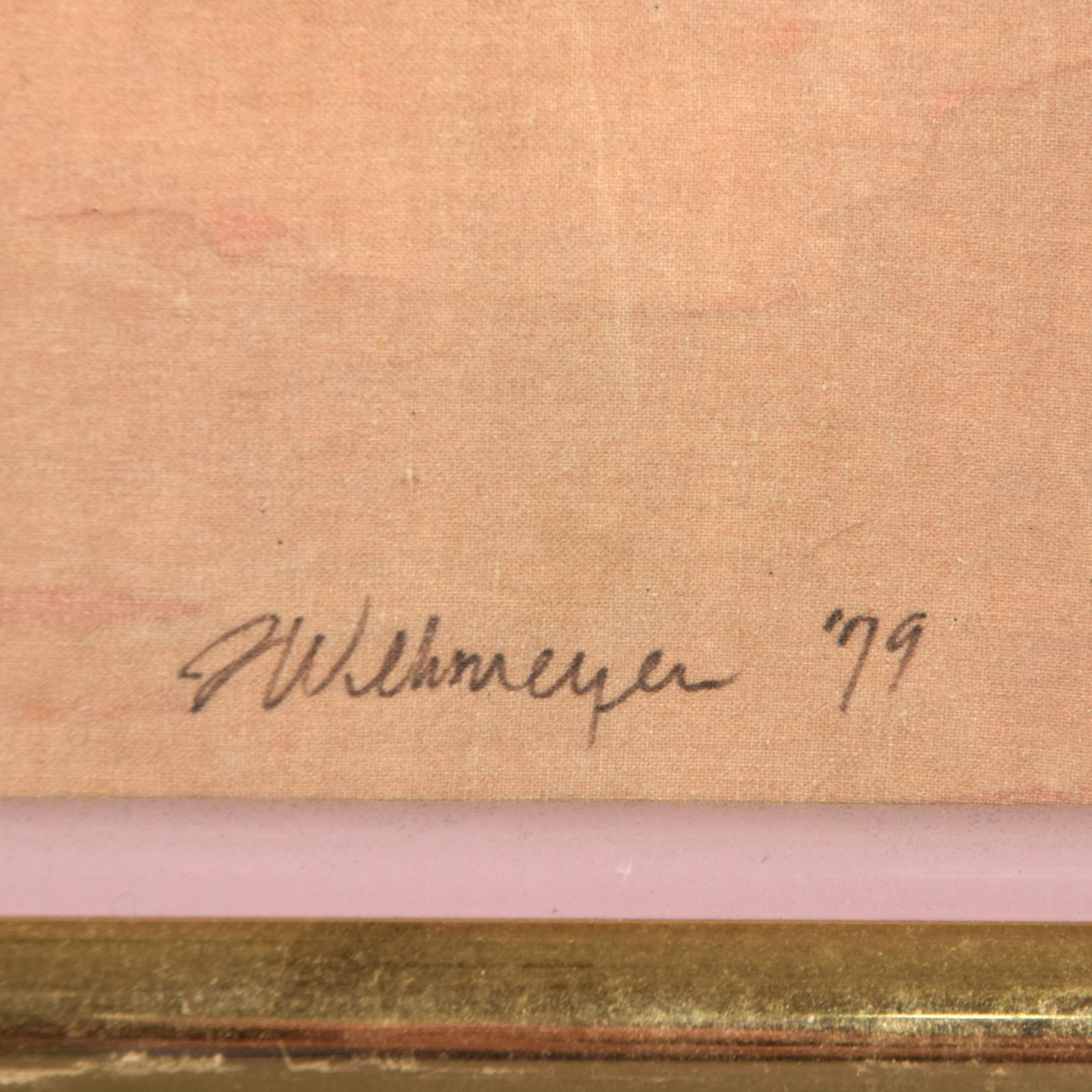 1970s Original Signed J. Wehmeyer Batik Landscape Paintings, Framed - Set of 2 - 12