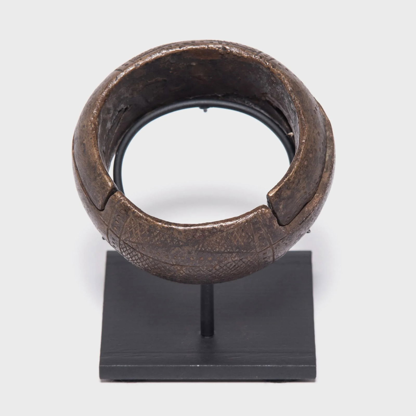 Antique Incised Copper Currency Anklet - 3