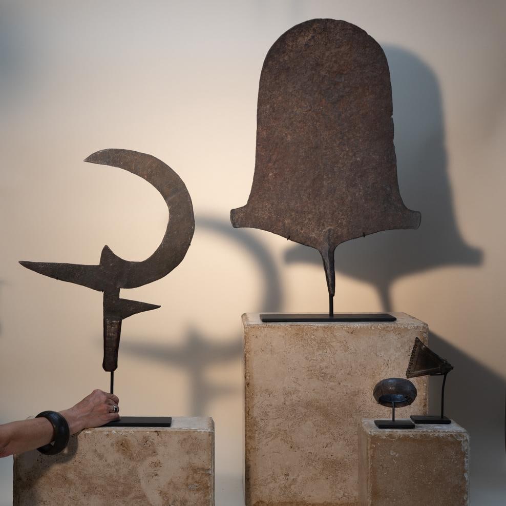 Antique Incised Copper Currency Anklet - 7