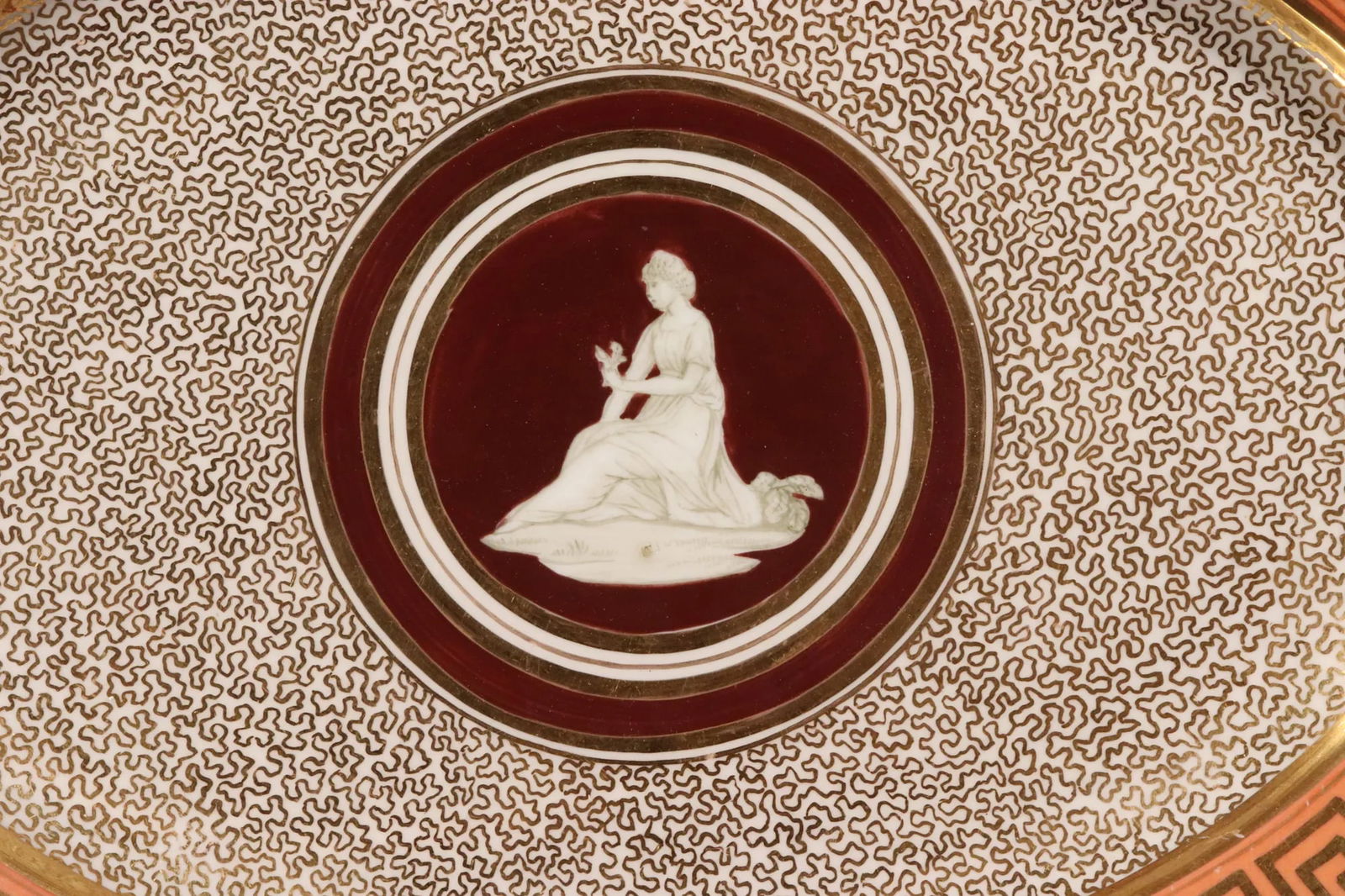 Regency Period Coalport Porcelain Neo-Classical Dishes - 9