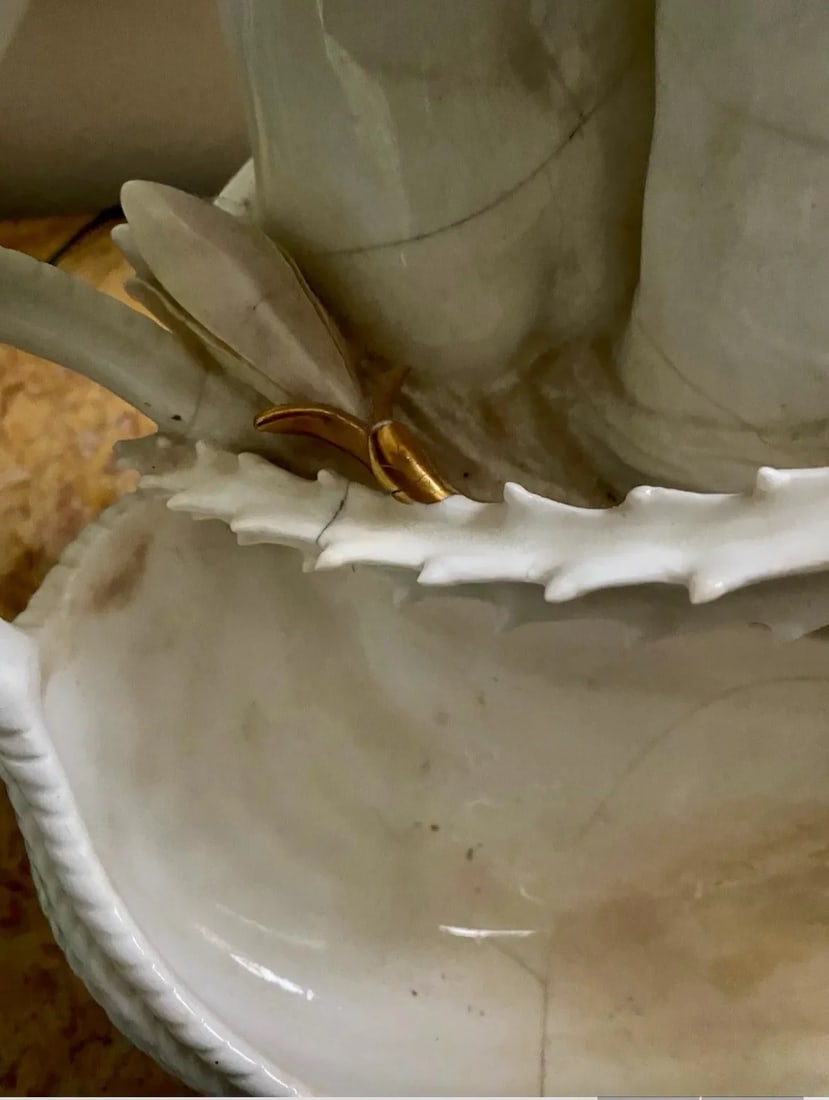 Early 19th Century Antique Sevres Style Putti Statue - 8