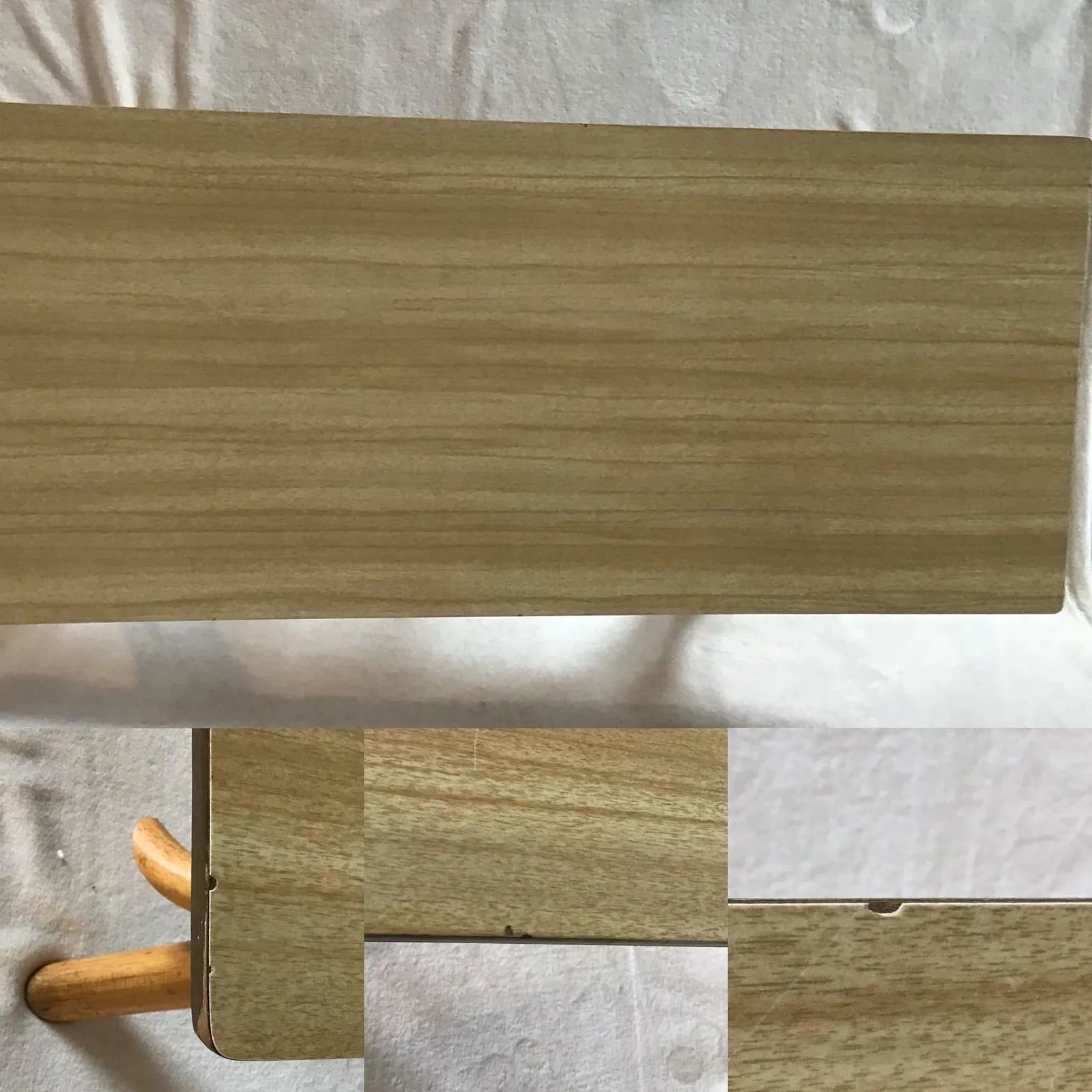 Vintage Mid Century Rattan Bamboo Bentwood Cocktail Table - 10