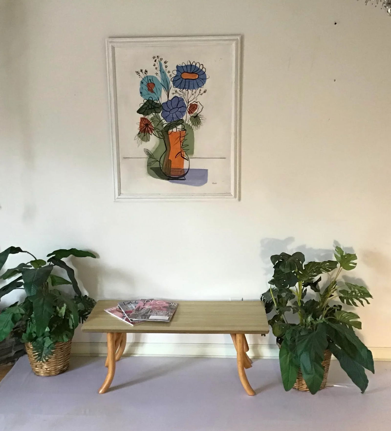 Vintage Mid Century Rattan Bamboo Bentwood Cocktail Table - 12