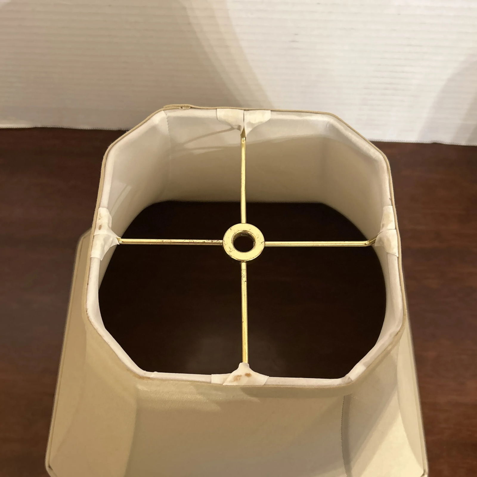 Antique Blue Opaline Glass Lamp - 12