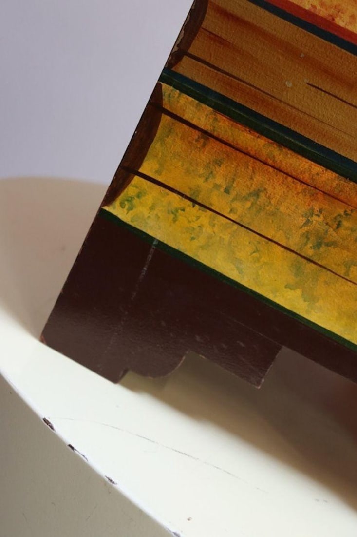 Vintage Trompe l'Oeil Faux Stacked Books Chest / Decorative Box by Don Andres - 12