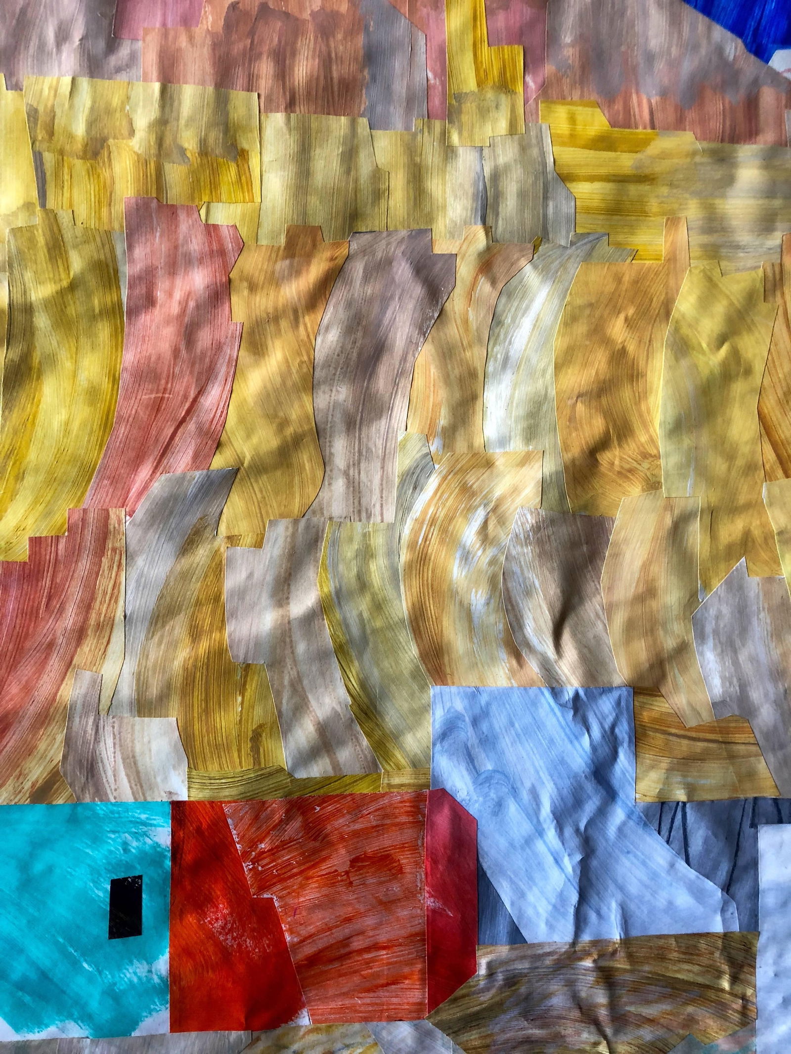 Untitled by Michael Paulson, 1980s Collage, Framed - 8