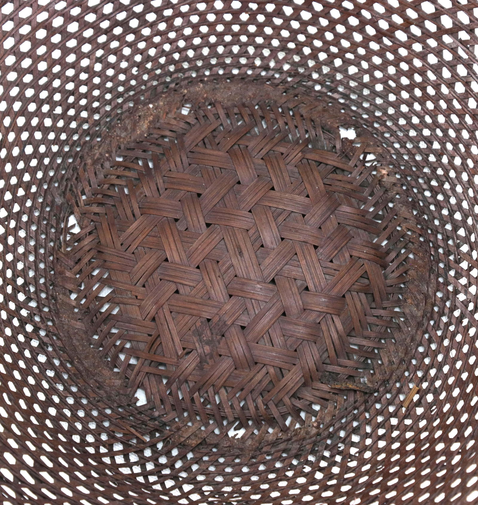 Early 19th Century Chinese Bamboo Woven Basket - 6