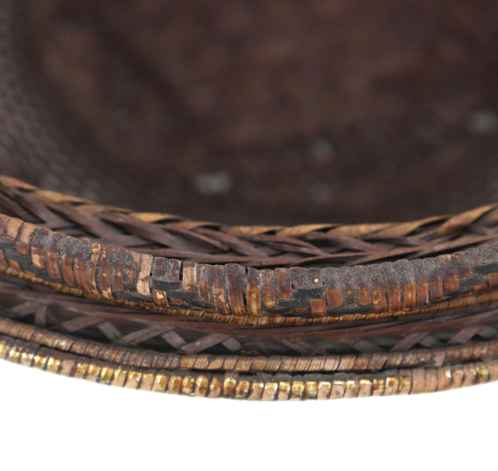 Early 19th Century Chinese Bamboo Woven Basket - 7