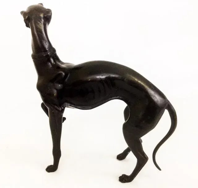 Bronze Grey Hound Dog - 3