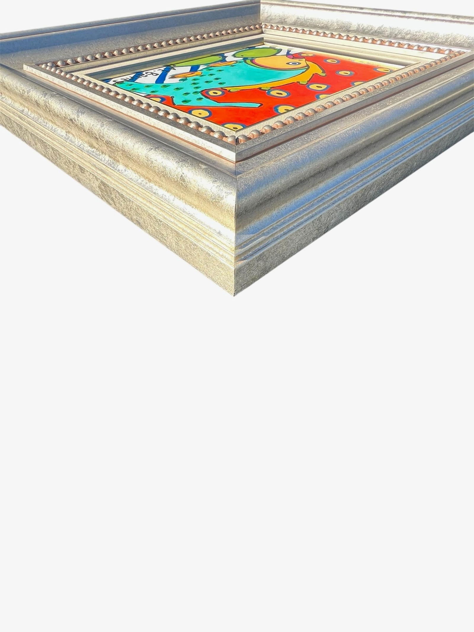 Original Still Life Painting by A. E. Barnes, Fish & Limes, Signed - 3