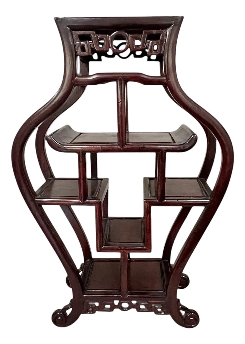 Chinoiserie Multi Tier Drink Table, Display Pedestal, Plant Stand