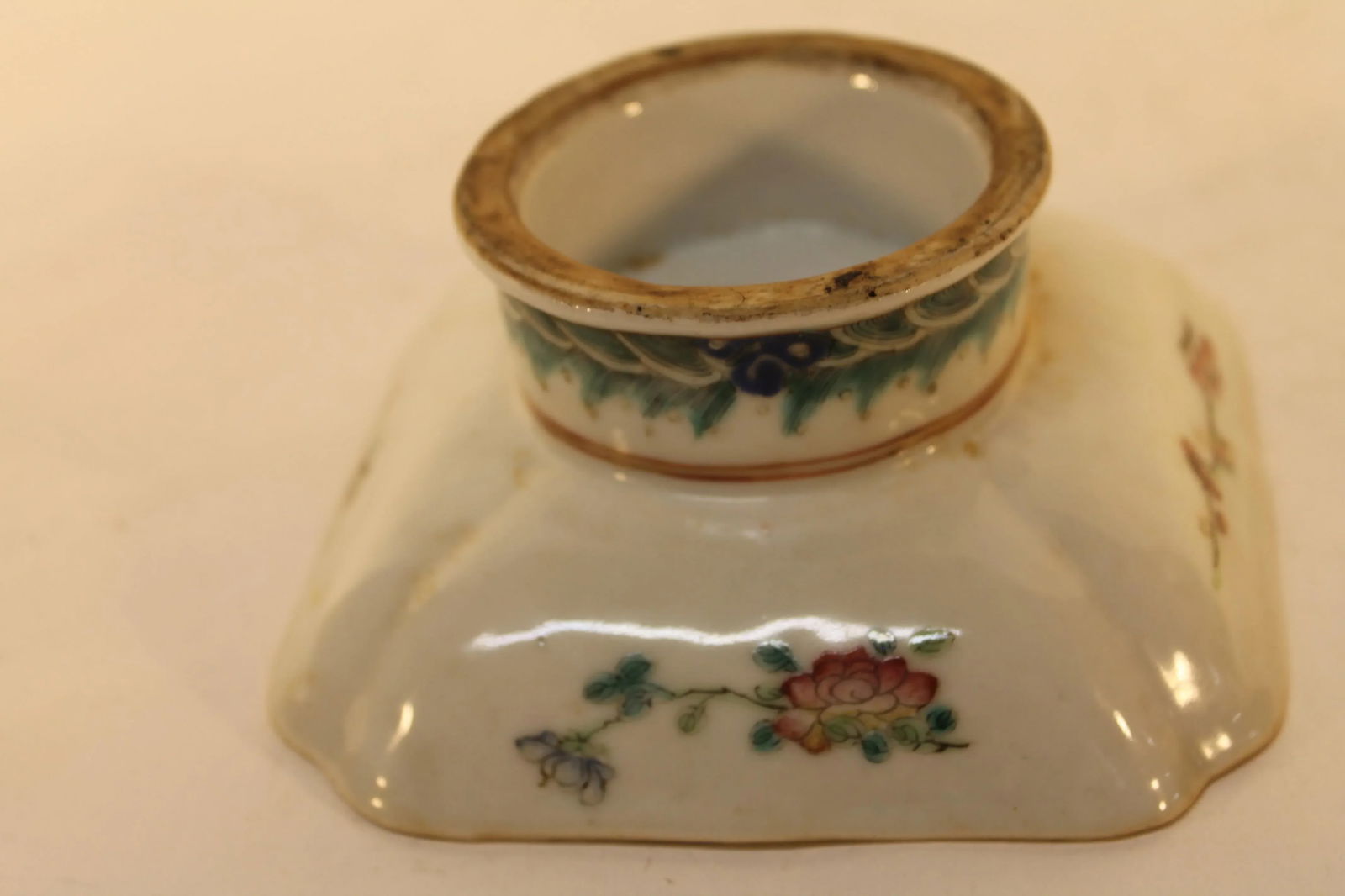 Antique 18th Century Chinese Export Famille Rose Porcelain Pedestal Dish - 3