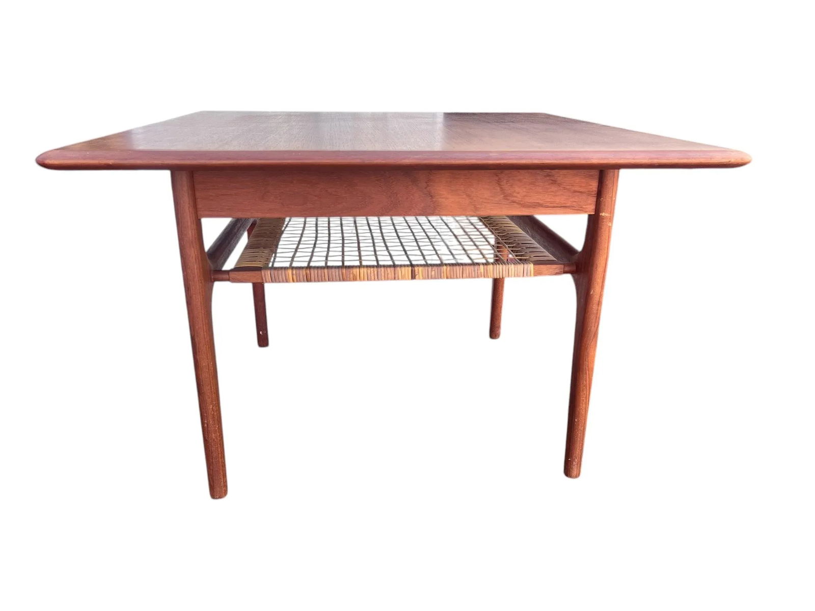 1960s Mid Century Modern Trioh Danish Modern Teak Table With Makers Mark. - 2