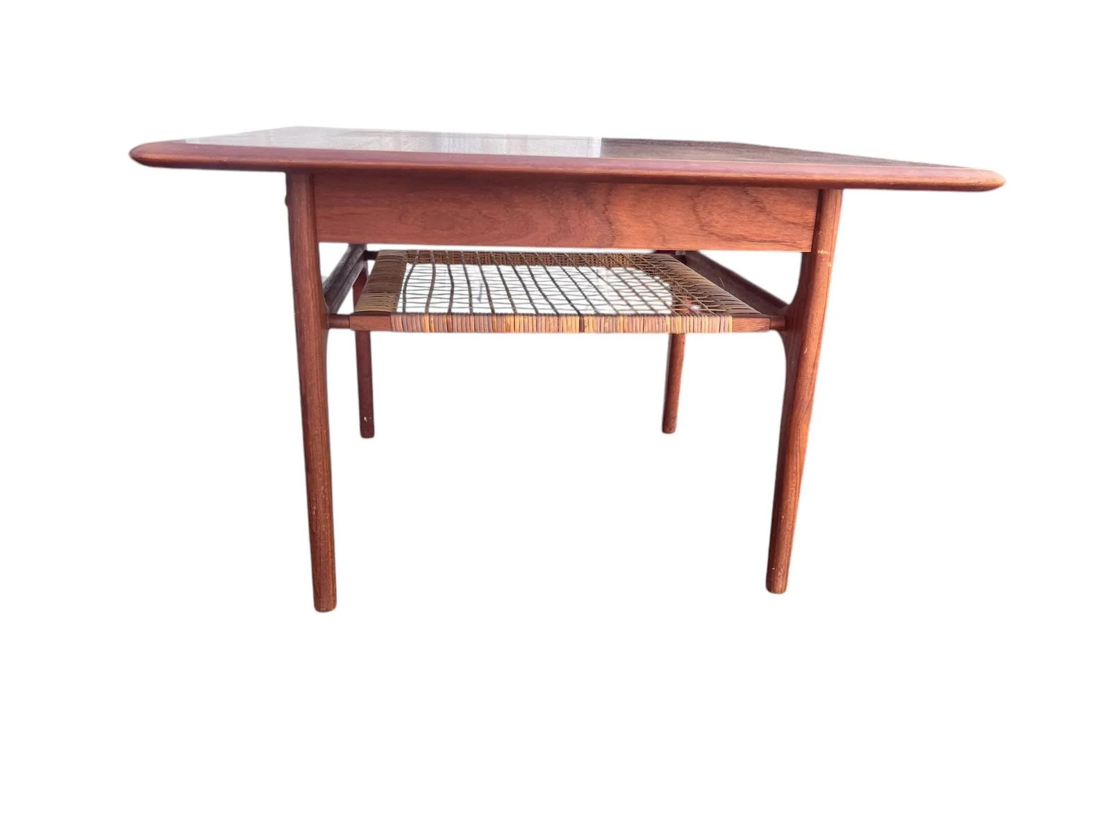 1960s Mid Century Modern Trioh Danish Modern Teak Table With Makers Mark. - 3