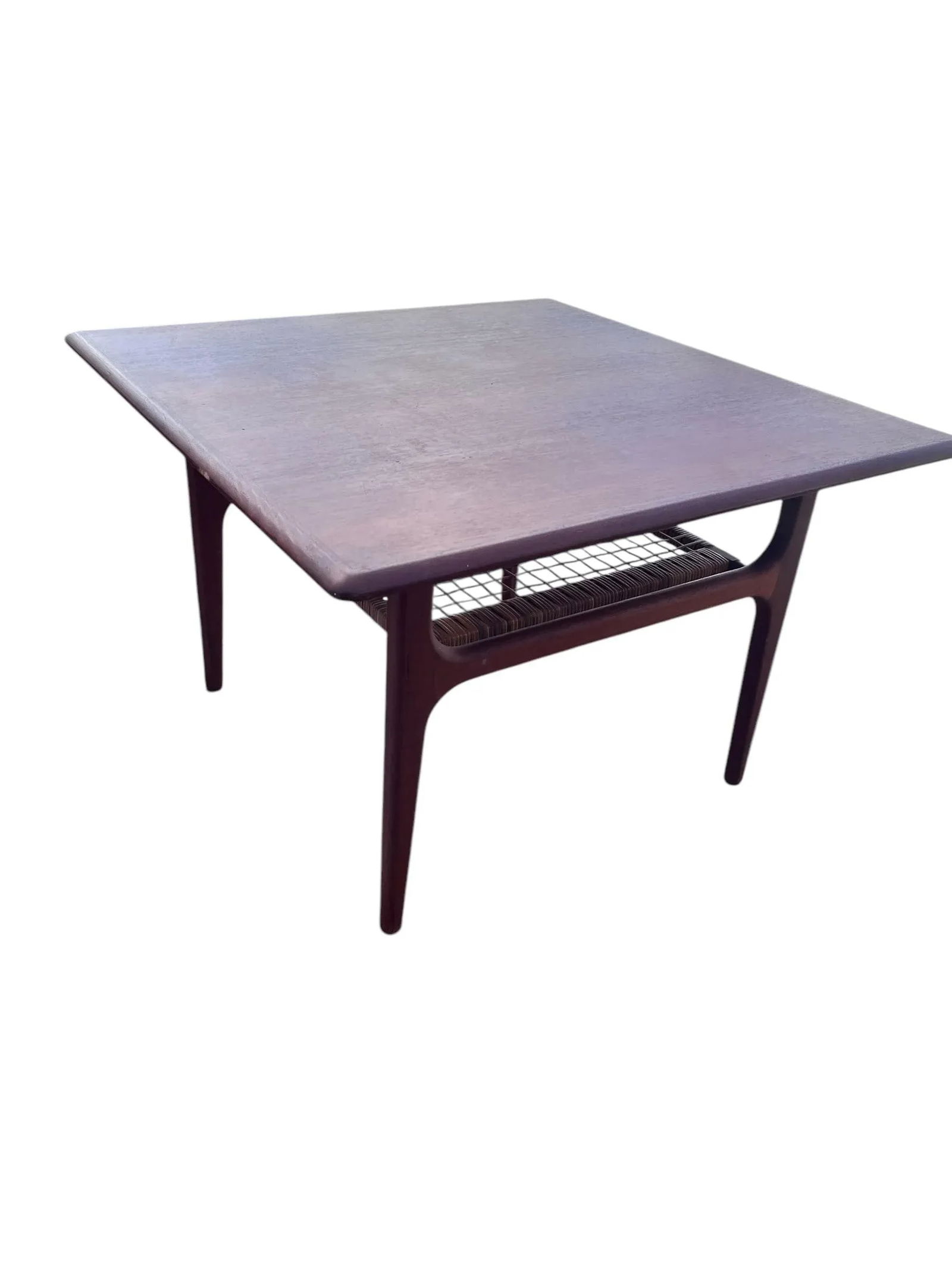 1960s Mid Century Modern Trioh Danish Modern Teak Table With Makers Mark. - 4