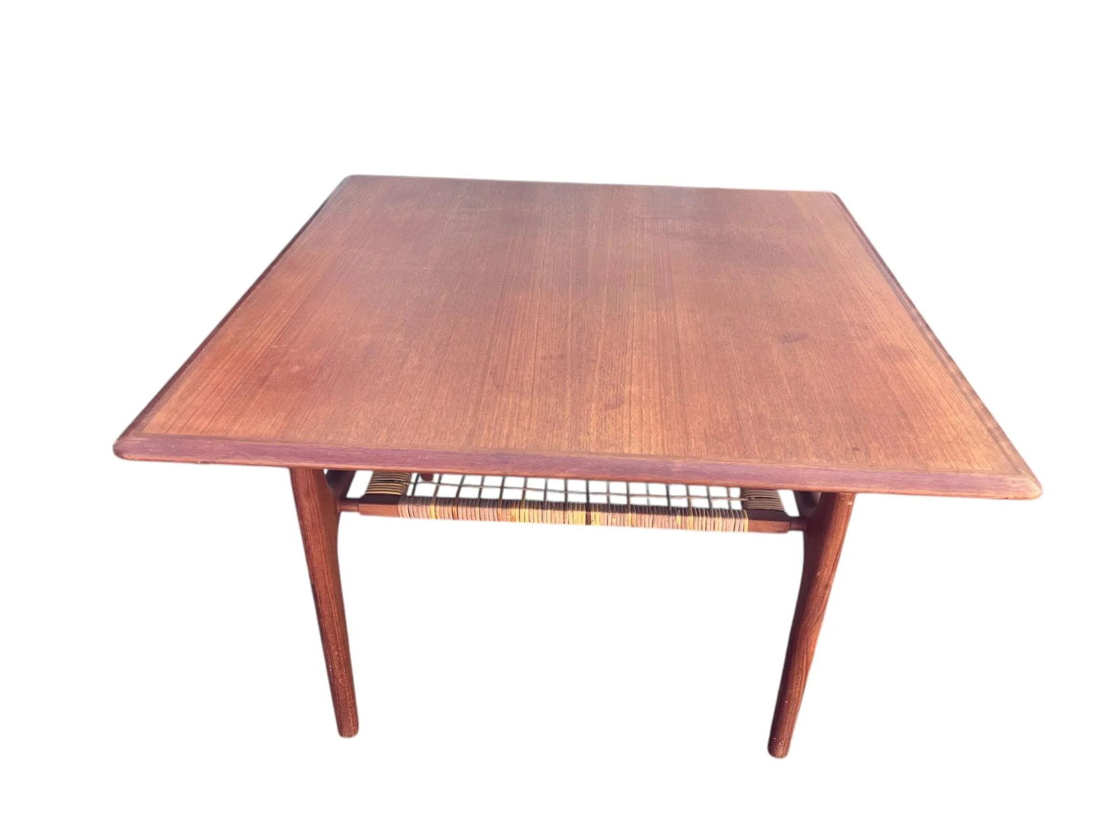 1960s Mid Century Modern Trioh Danish Modern Teak Table With Makers Mark. - 5