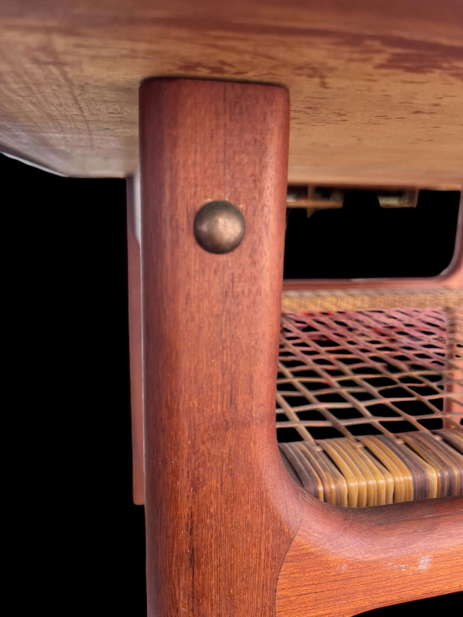 1960s Mid Century Modern Trioh Danish Modern Teak Table With Makers Mark. - 7