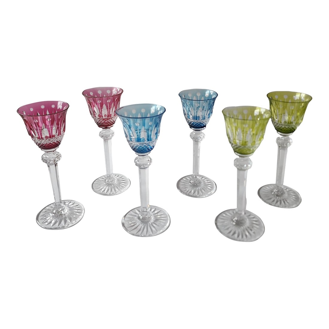 Saint-Louis Liquor Glasses Six (1 of 7)