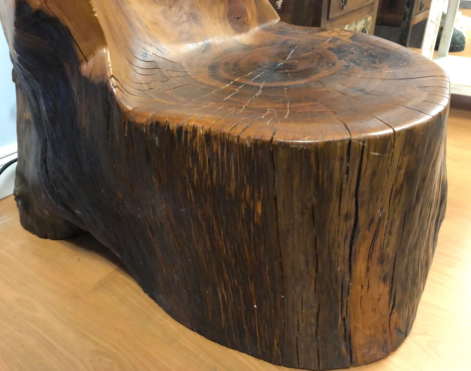 1980s Tree Trunk Handcrafted Chair - 10