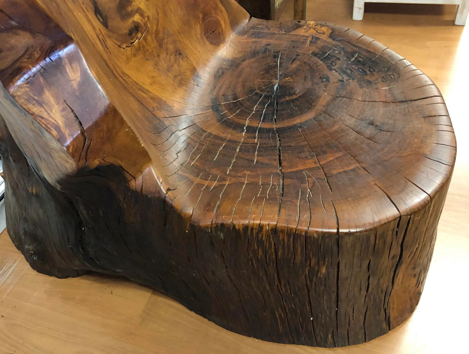 1980s Tree Trunk Handcrafted Chair - 12