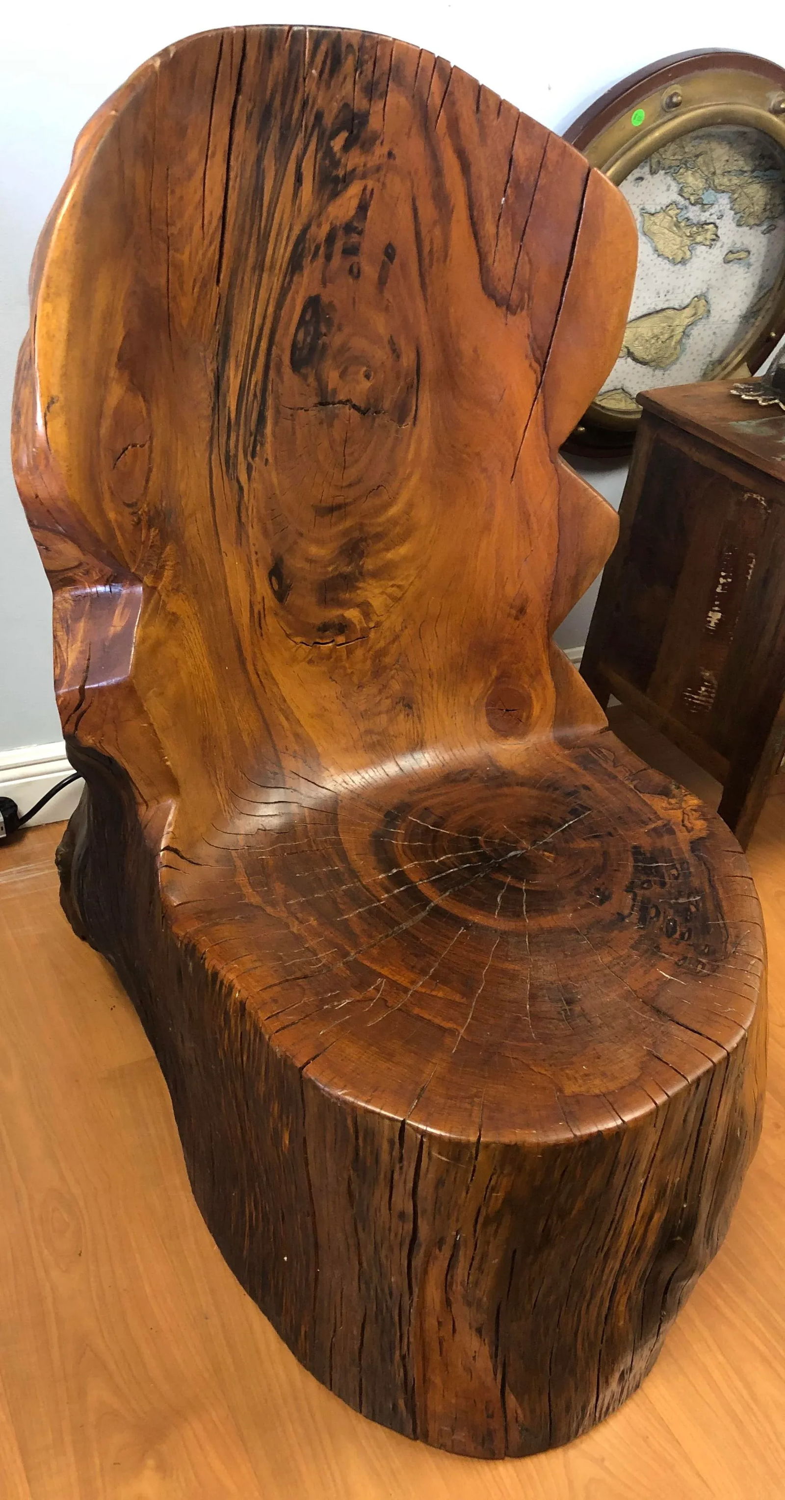 1980s Tree Trunk Handcrafted Chair - 4