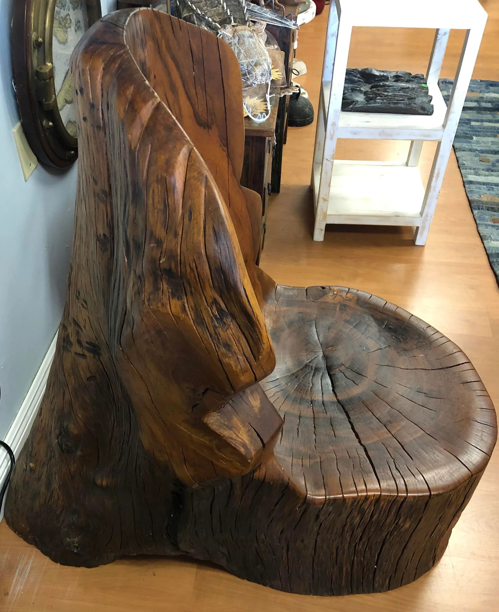 1980s Tree Trunk Handcrafted Chair - 5