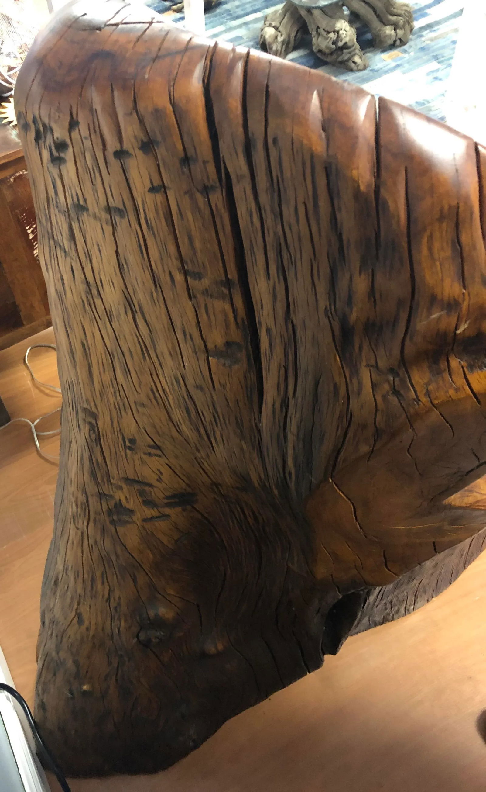 1980s Tree Trunk Handcrafted Chair - 9