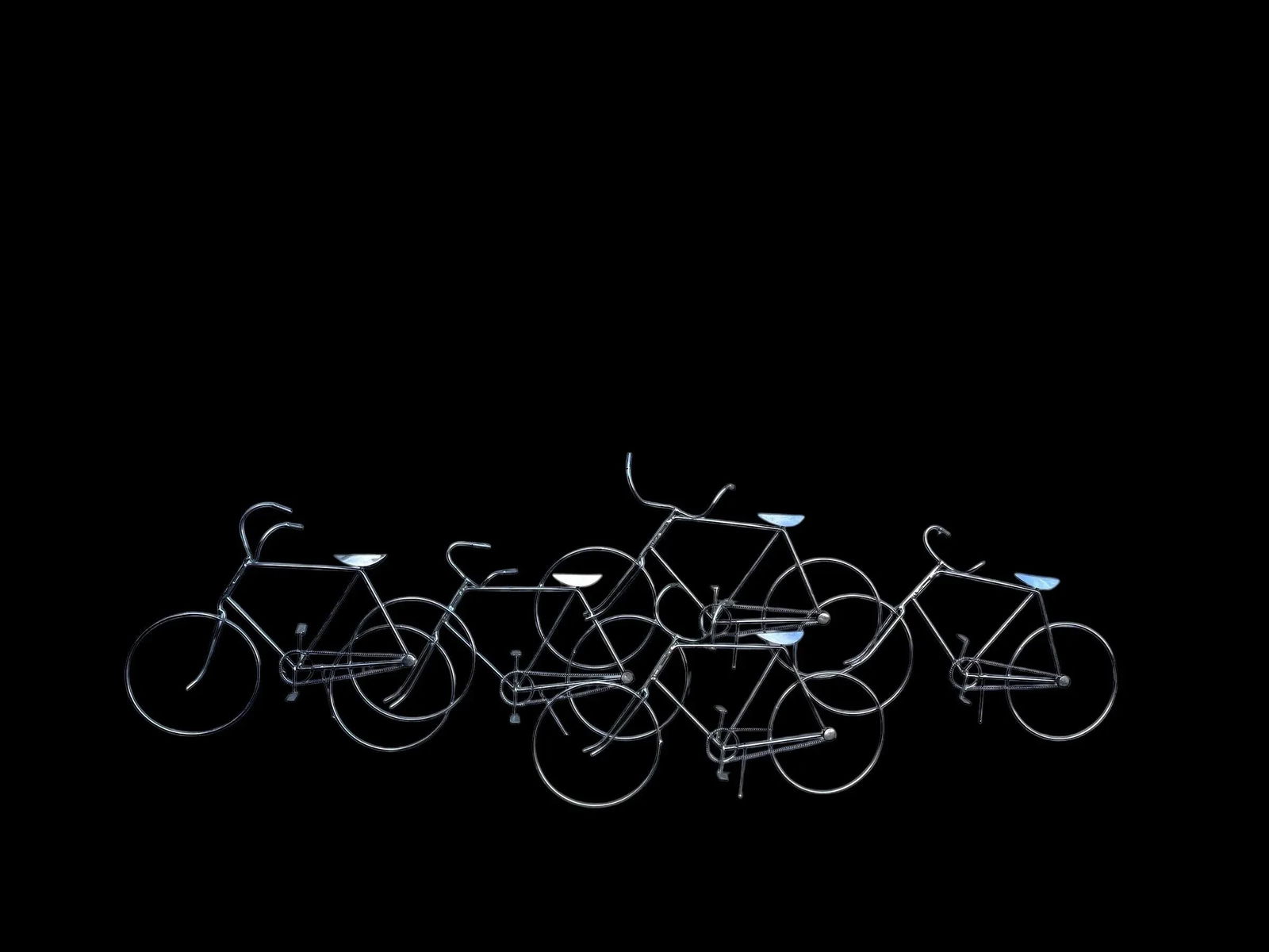 Curtis Jere 1970's Bicycle Sculpture, Signed - 4