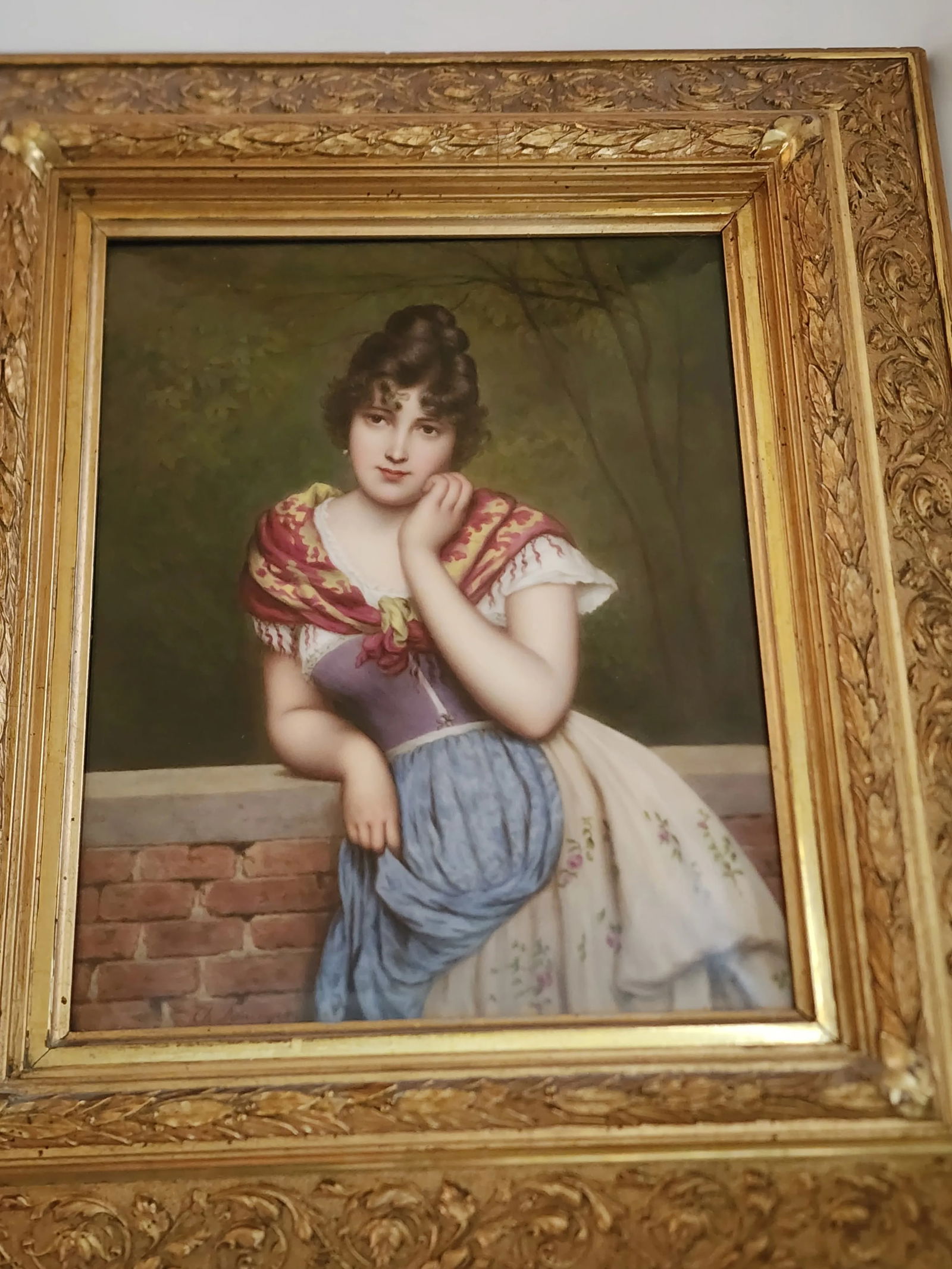 KPM Porcelain Painting of a Beauty by Deininger - 3