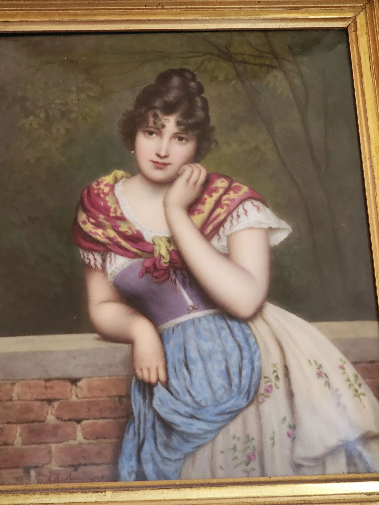 KPM Porcelain Painting of a Beauty by Deininger - 8