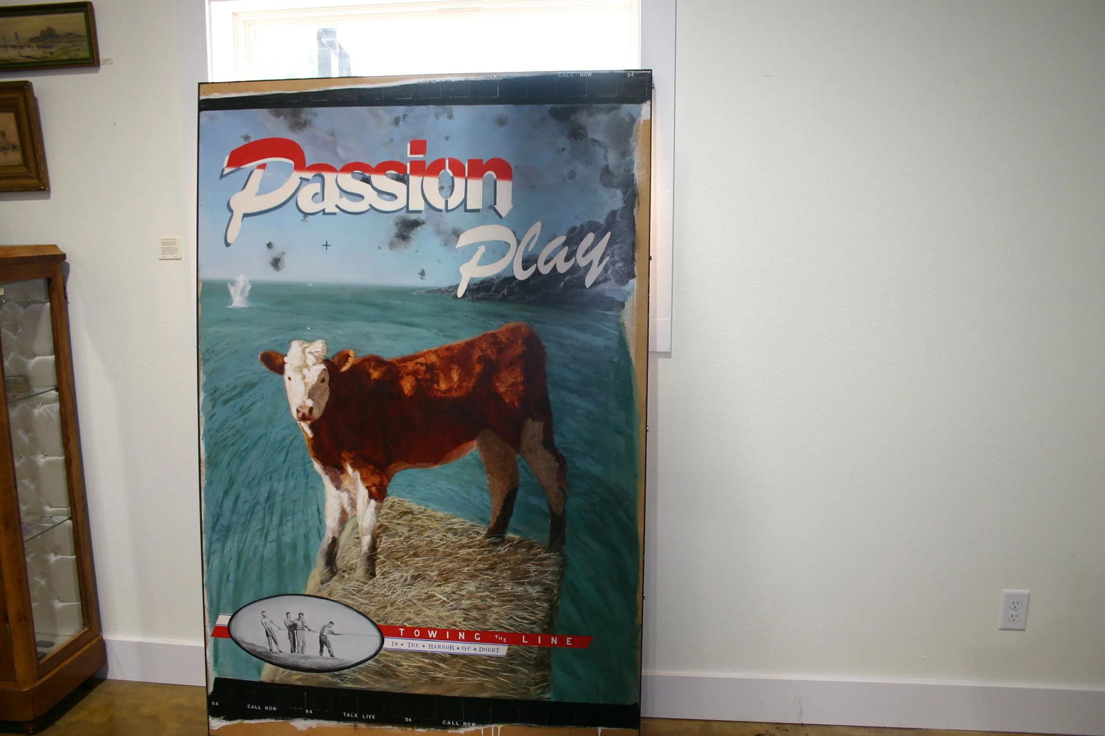 Artist Jack Balas "Passion Play" 1994 Painting, Framed - 2