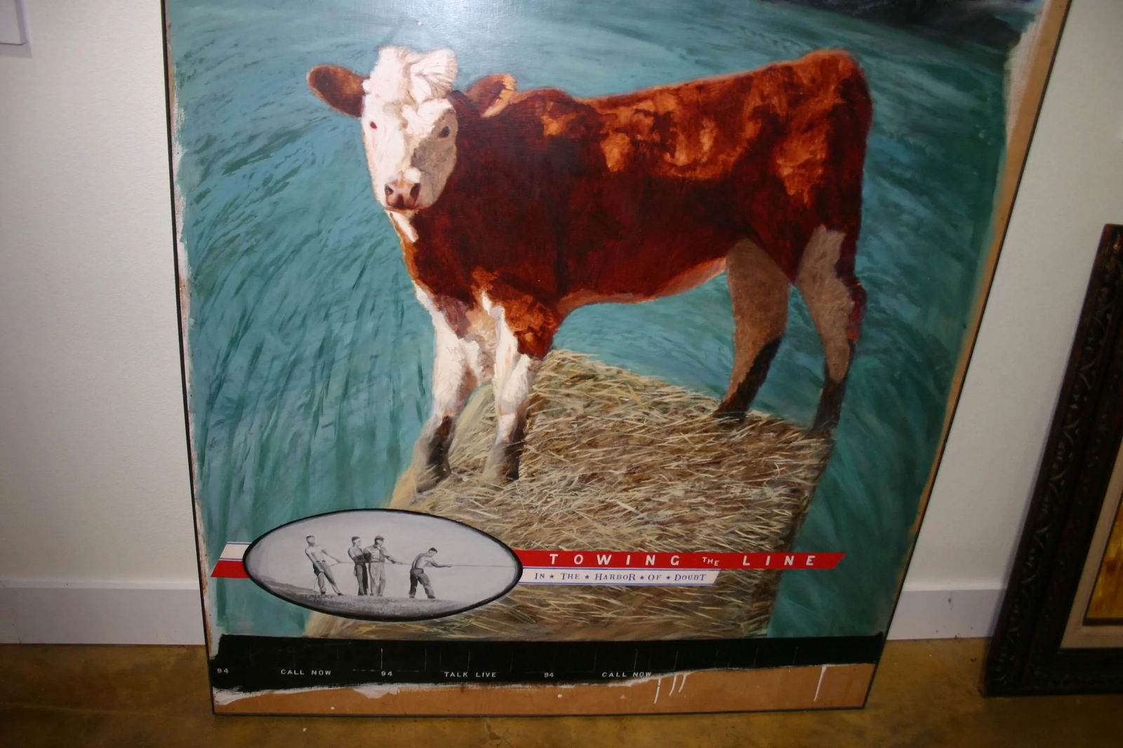 Artist Jack Balas "Passion Play" 1994 Painting, Framed - 4