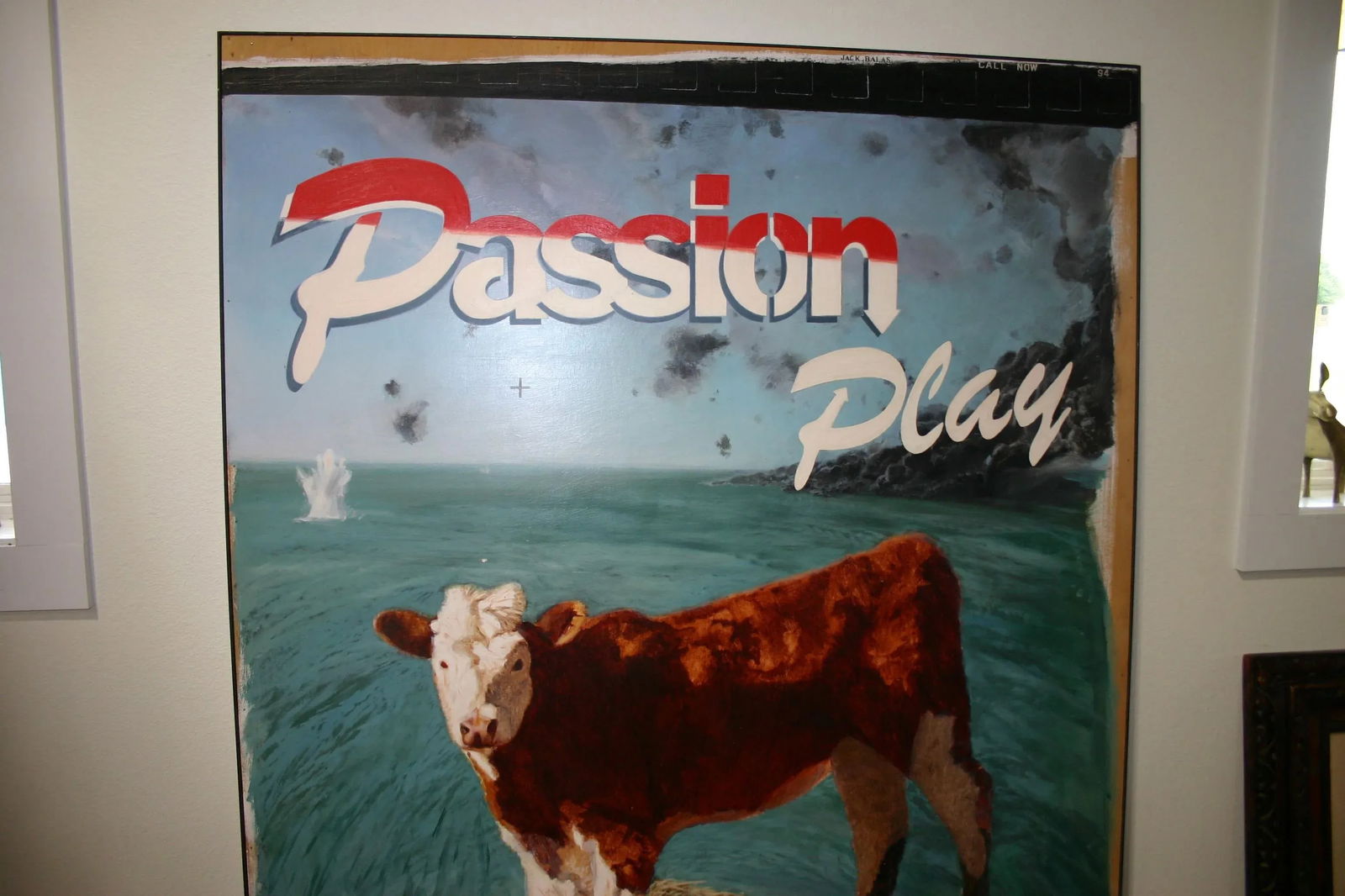 Artist Jack Balas "Passion Play" 1994 Painting, Framed - 5