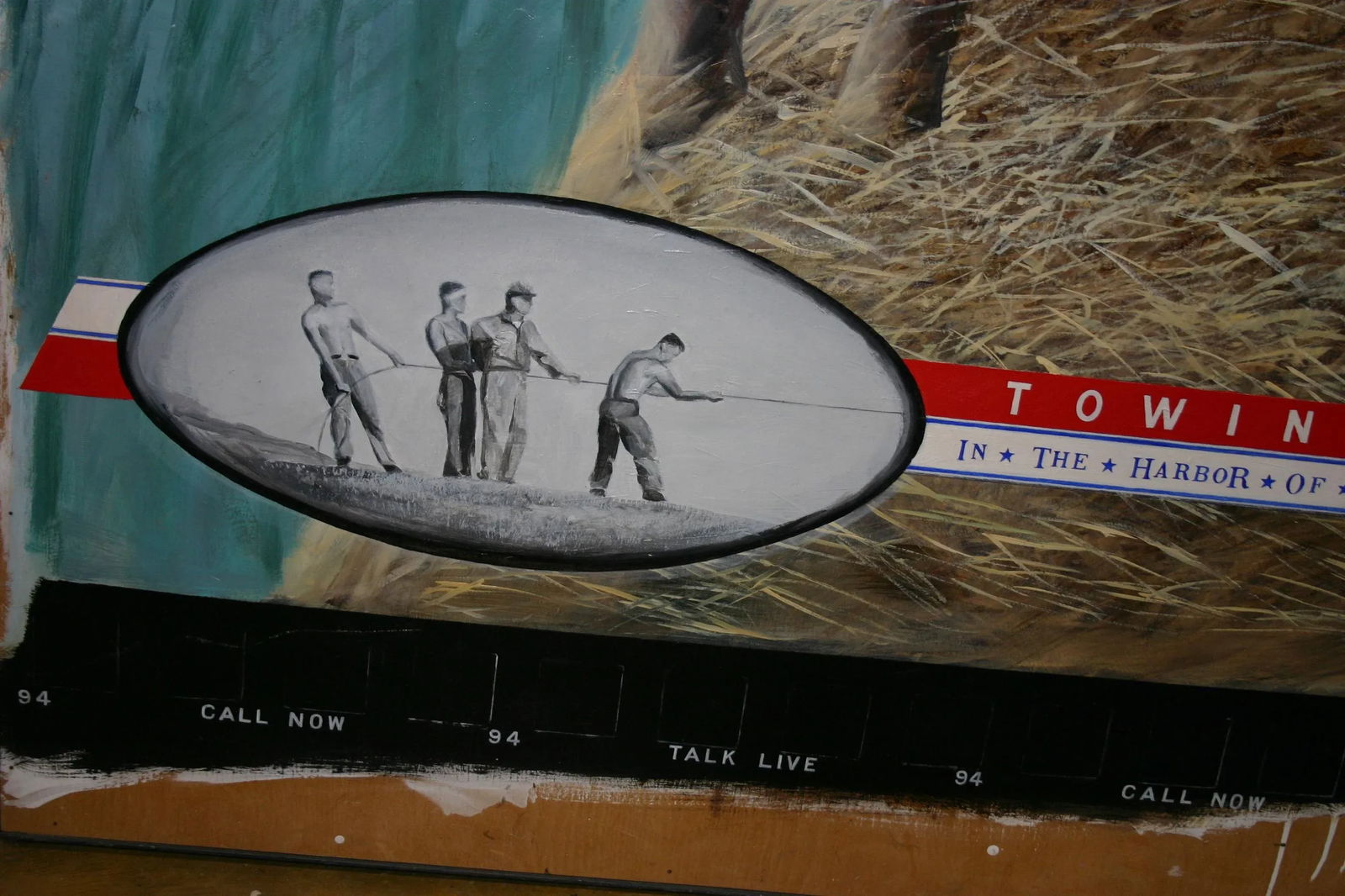 Artist Jack Balas "Passion Play" 1994 Painting, Framed - 6