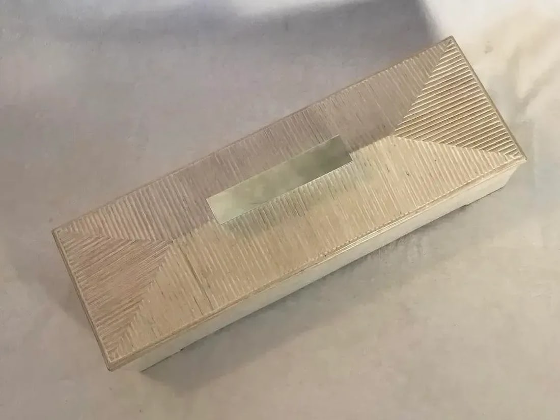 Vintage Maitland-Smith Tessellated Stone Pagoda Box Attributed to Karl Springer - 8